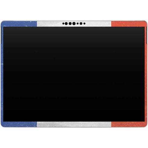 French Flag Distressed Surface Pro 9 Skin